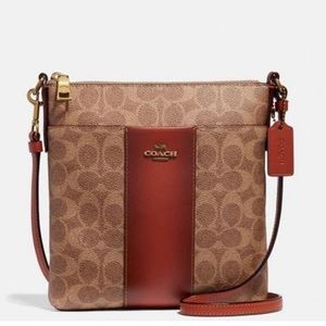 👜 COACH 👜 Kitt Messenger Crossbody in Signature Canvas   NWOT